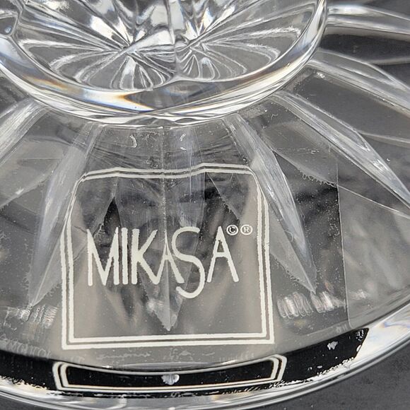 Set Of 3 Vtg Mikasa Crystal EMPEROR Water/Wine Goblet Stems Discontinued Rare main image 9